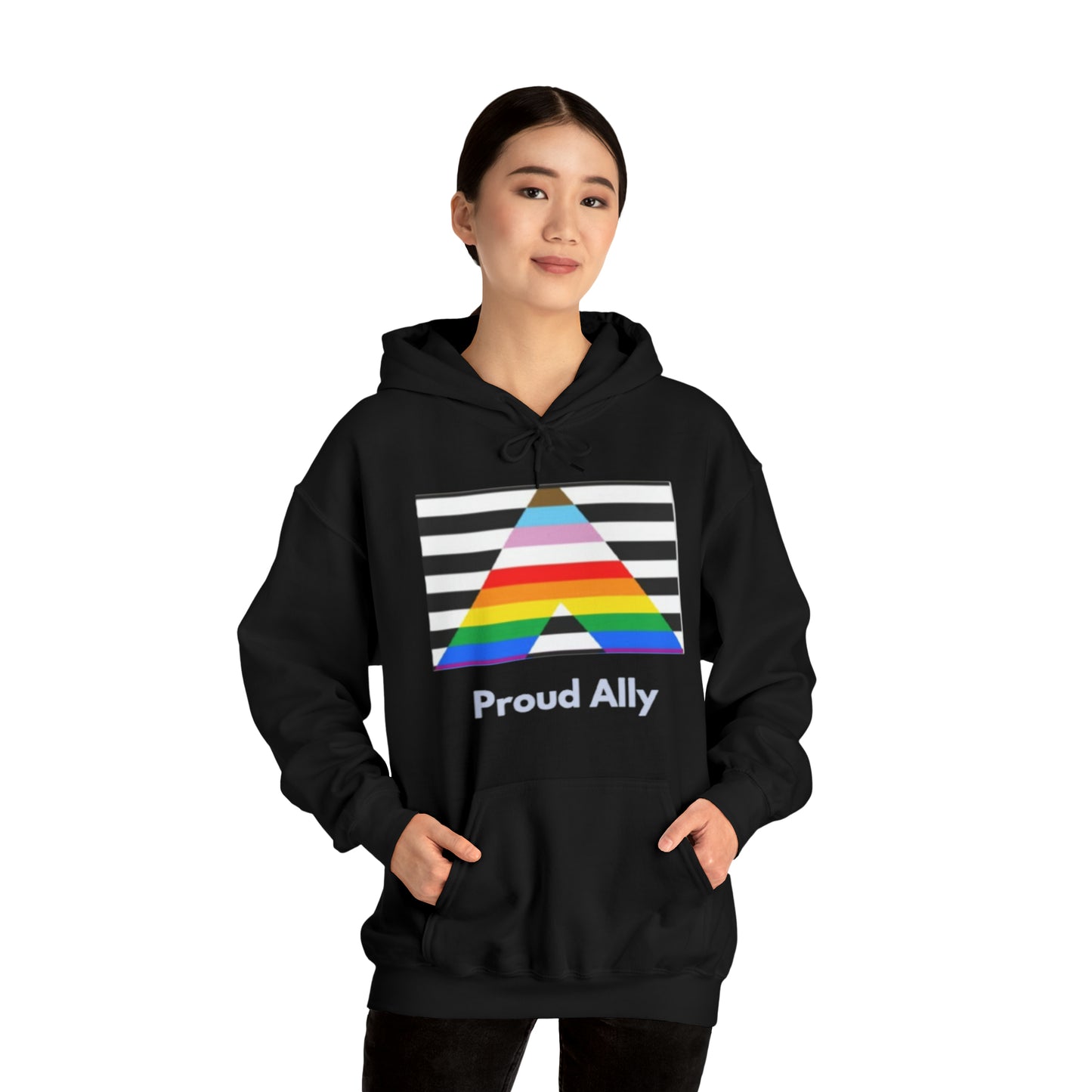 Proud Ally Unisex Hooded Sweatshirt