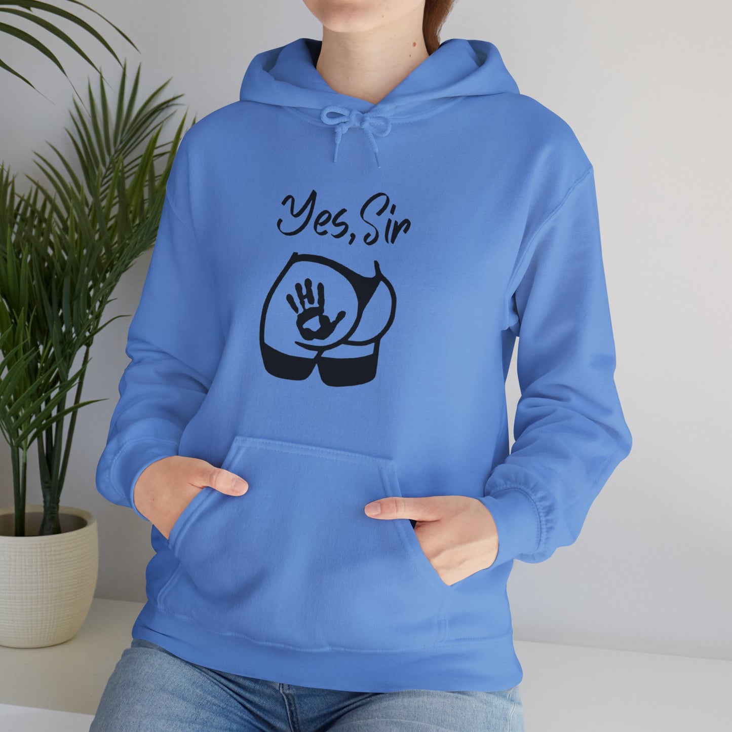 Yes Sir Unisex Hooded Sweatshirt