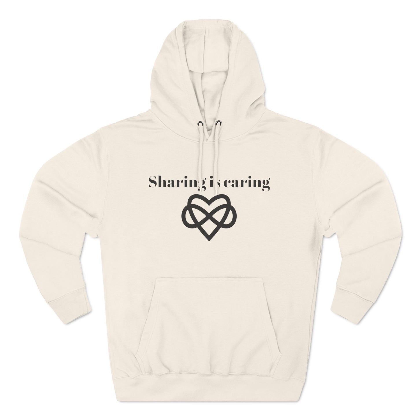 Sharing is Caring Poly Unisex Pullover Hoodie