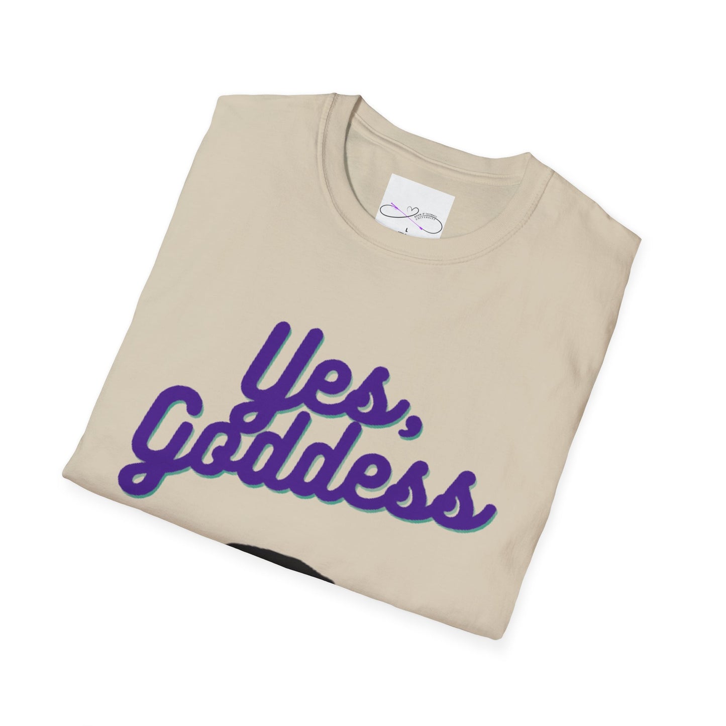 Yes, Goddess Unisex Softstyle T-Shirt