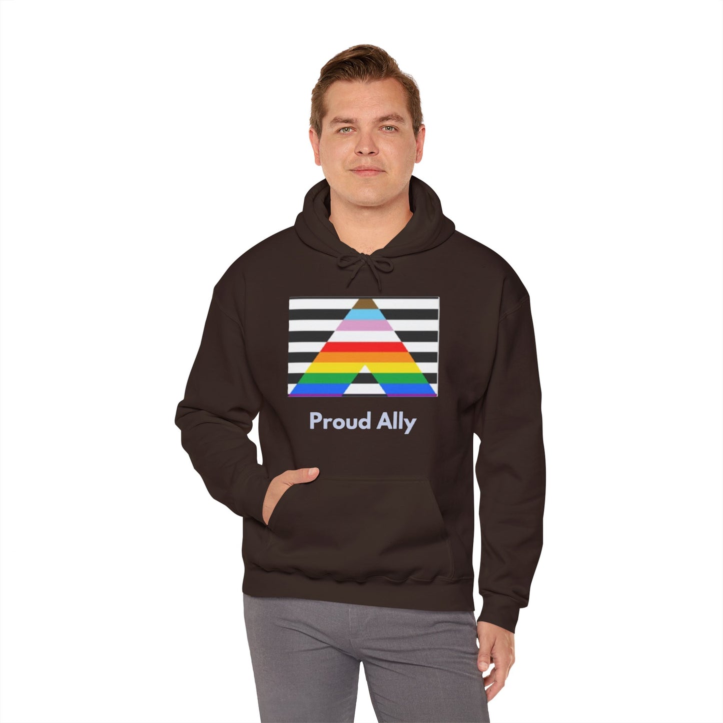 Proud Ally Unisex Hooded Sweatshirt