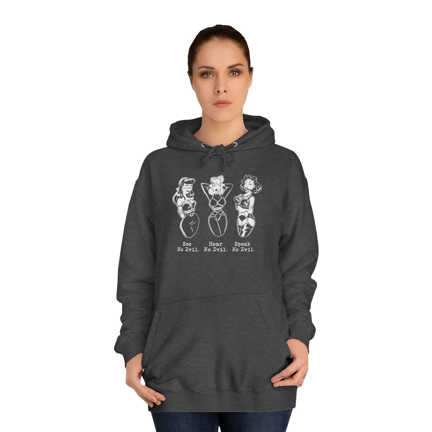 See, Hear, Speak No Evil Unisex Hoodie