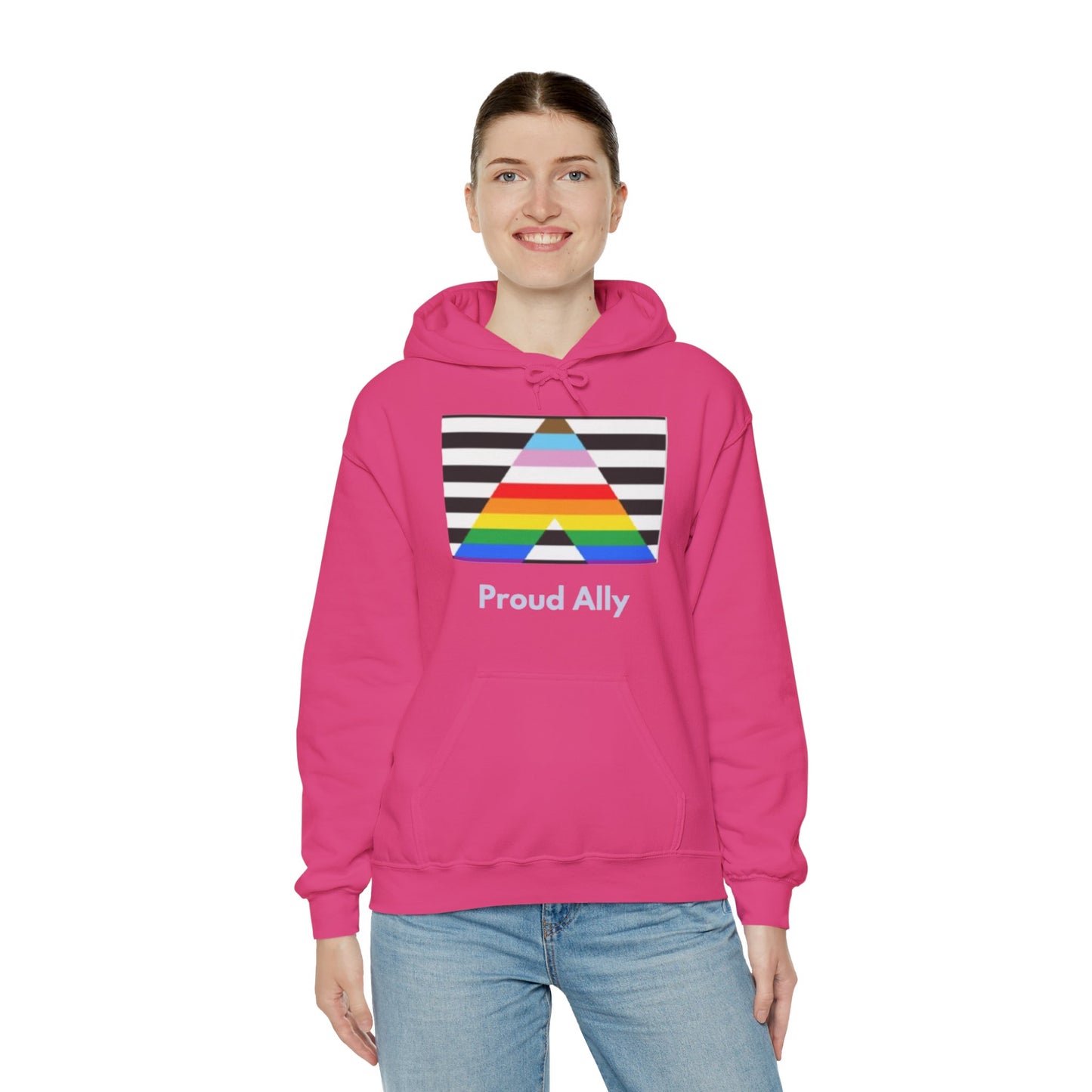 Proud Ally Unisex Hooded Sweatshirt