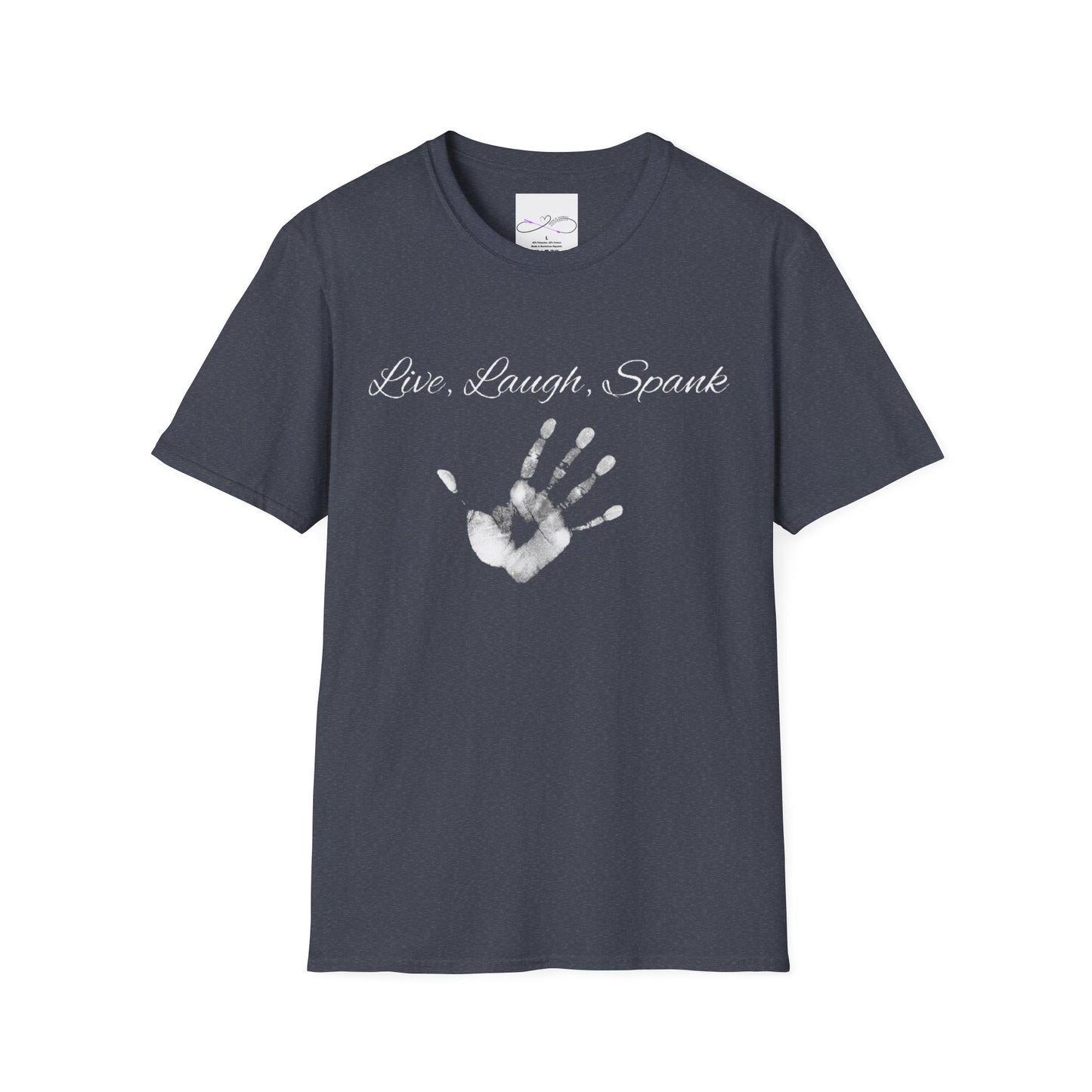 Live, Laugh Spank Unisex Softstyle T-Shirt