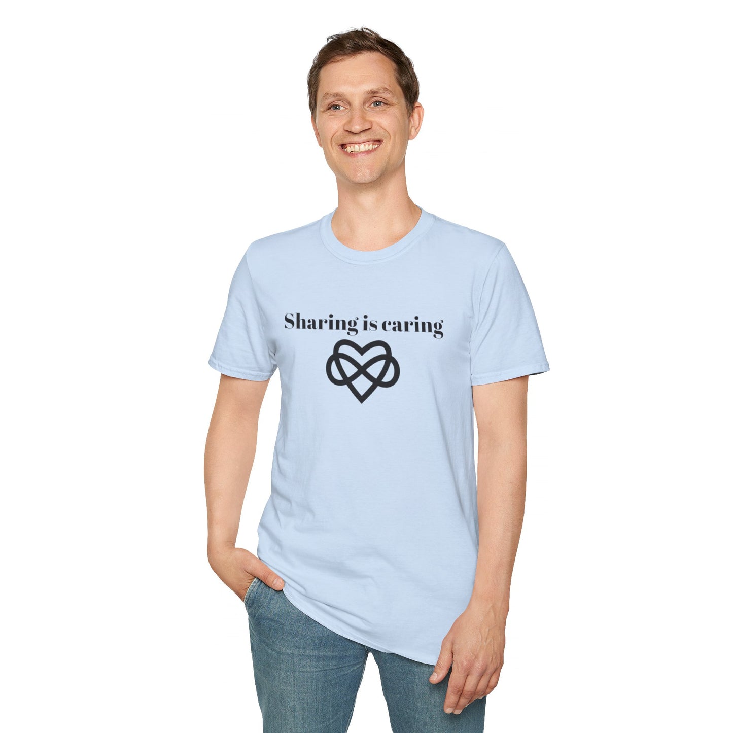 Sharing is Caring Poly Unisex Softstyle T-Shirt