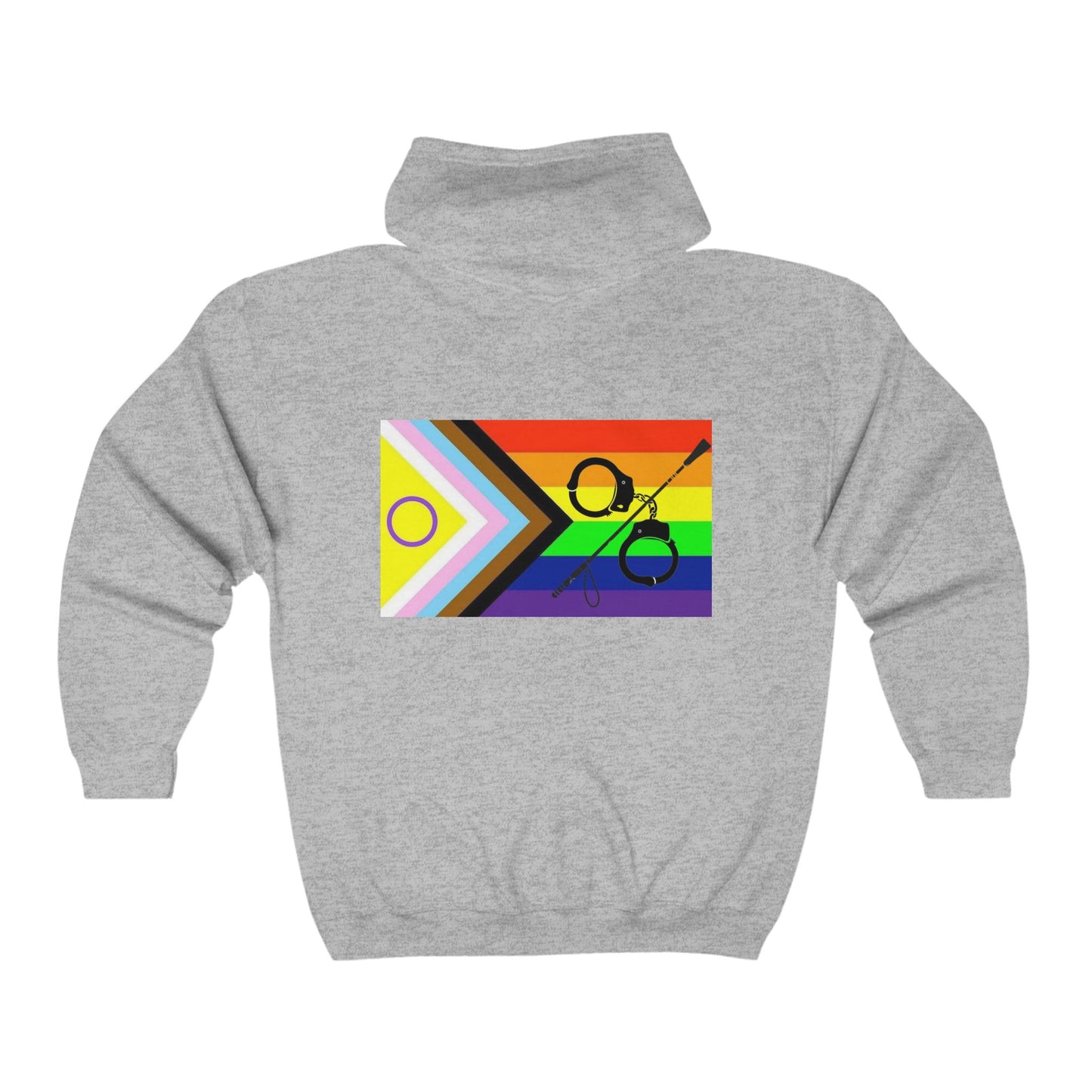 Kink Pride Unisex Full Zip Hooded Sweatshirt