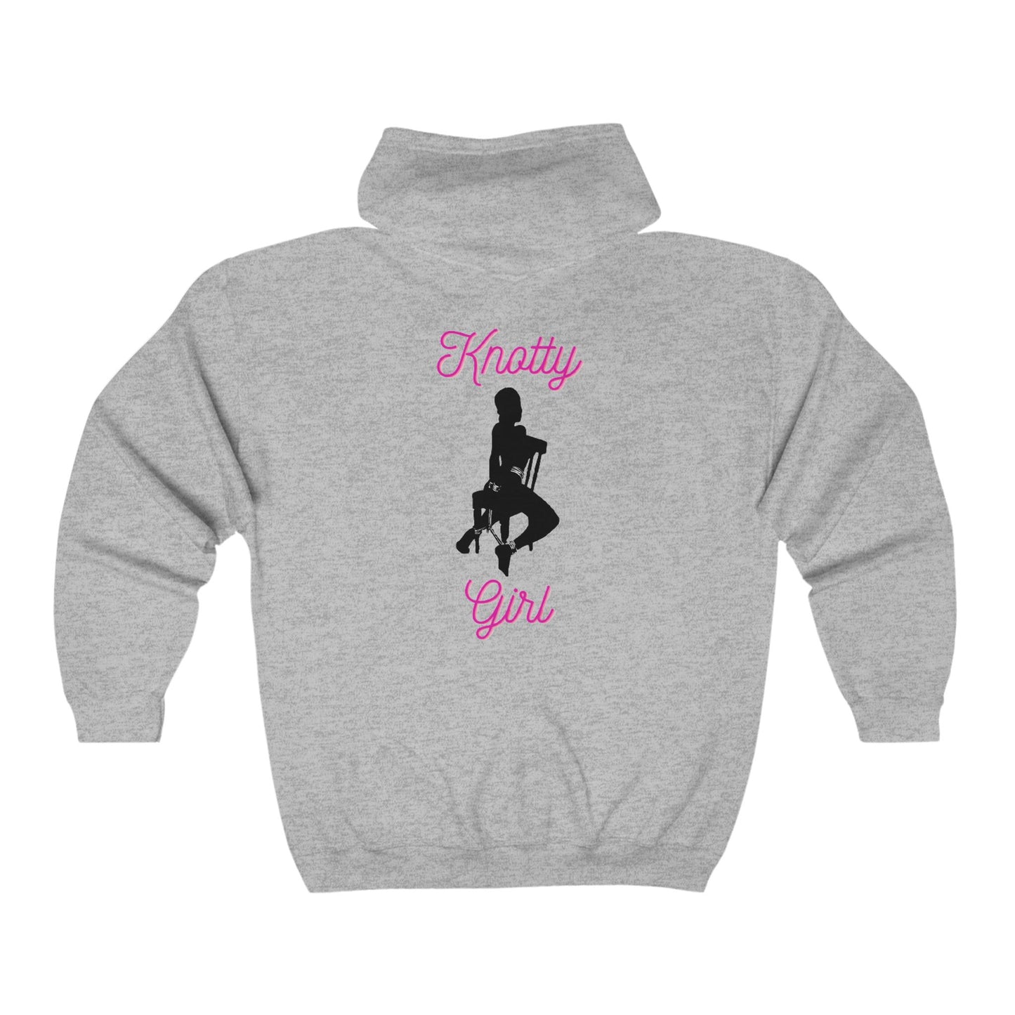 Knotty Girl Unisex Full Zip Hooded Sweatshirt