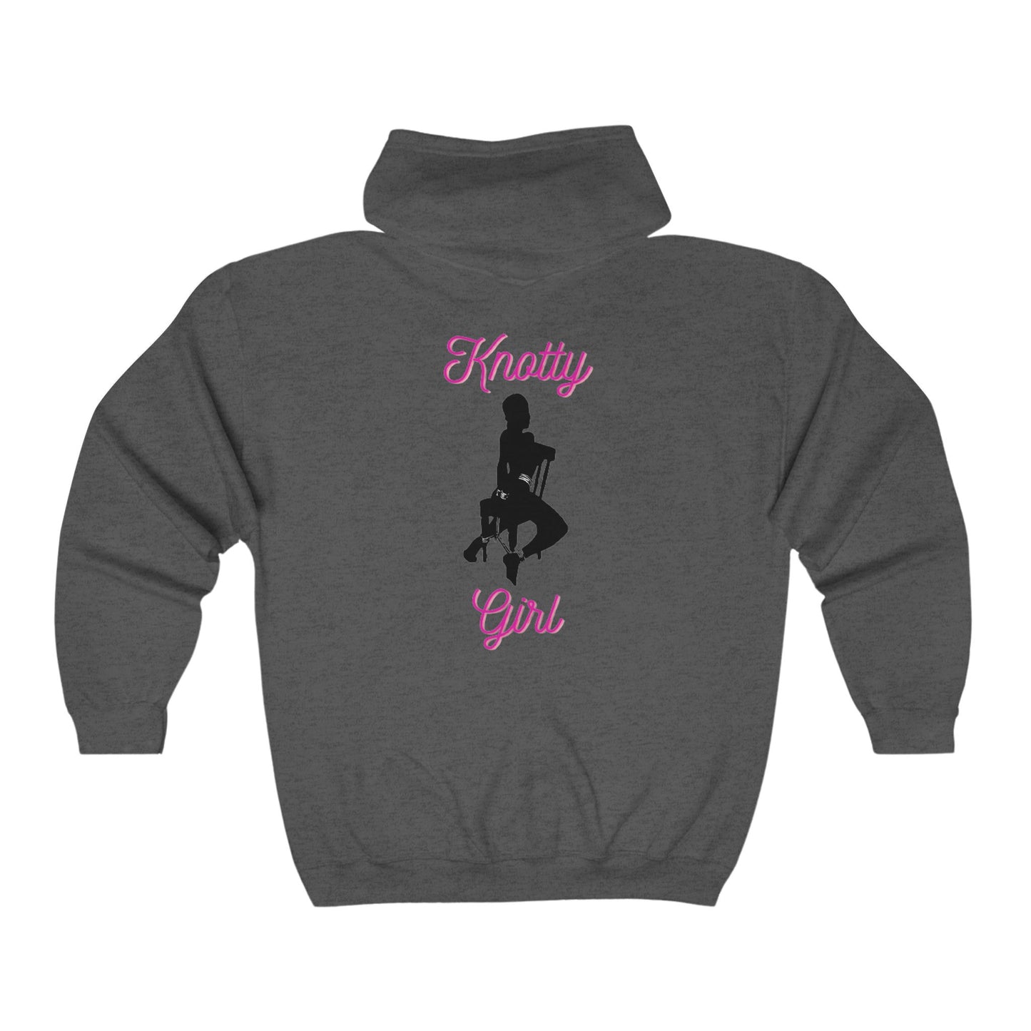 Knotty Girl Unisex Full Zip Hooded Sweatshirt