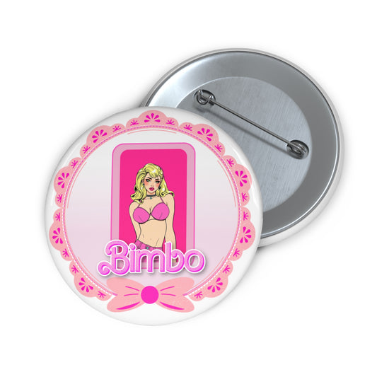 Bimbo pinback button