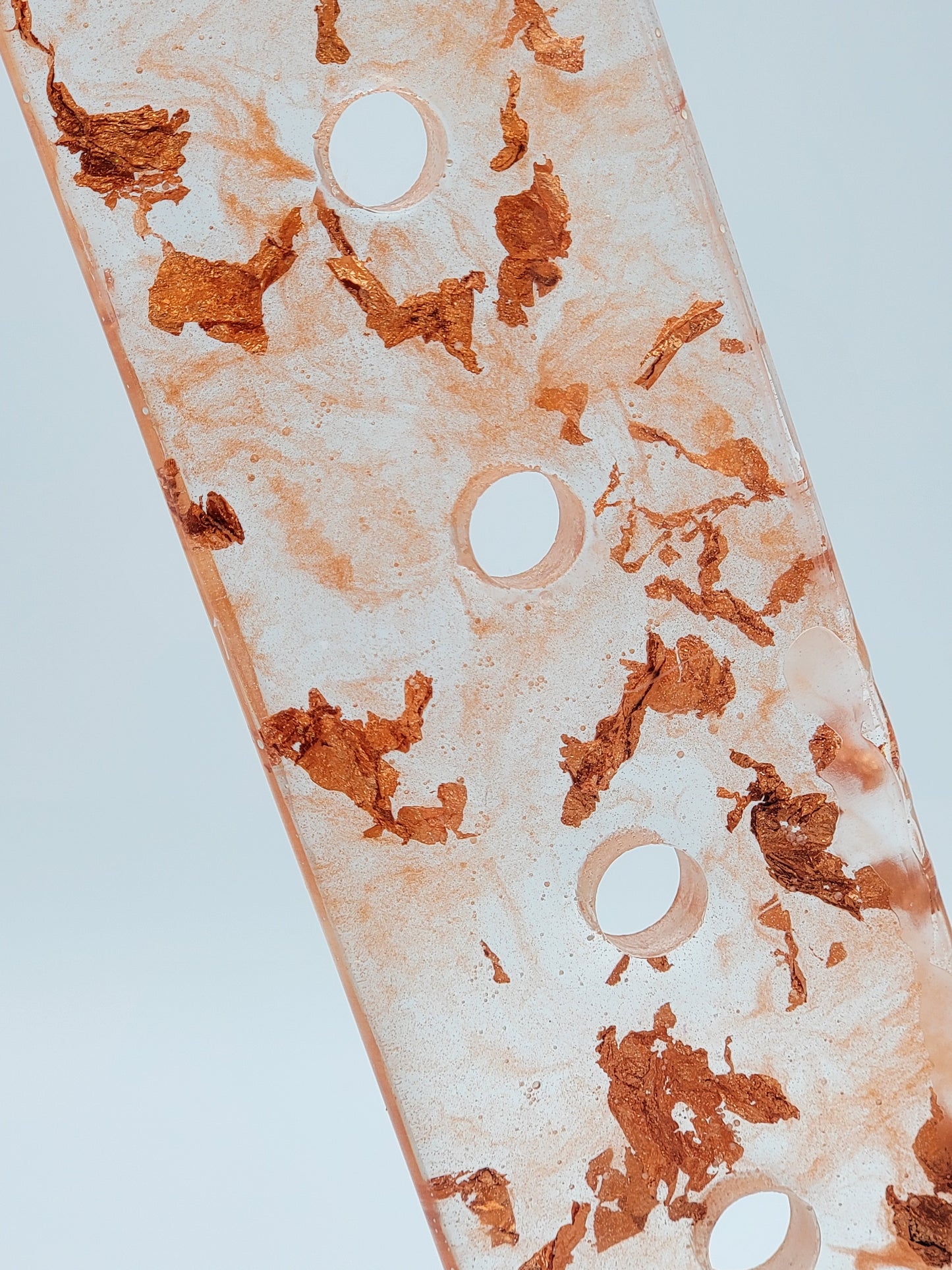 Copper Flakes Resin Paddle