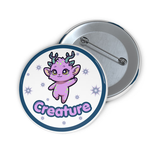 Creature pinback button