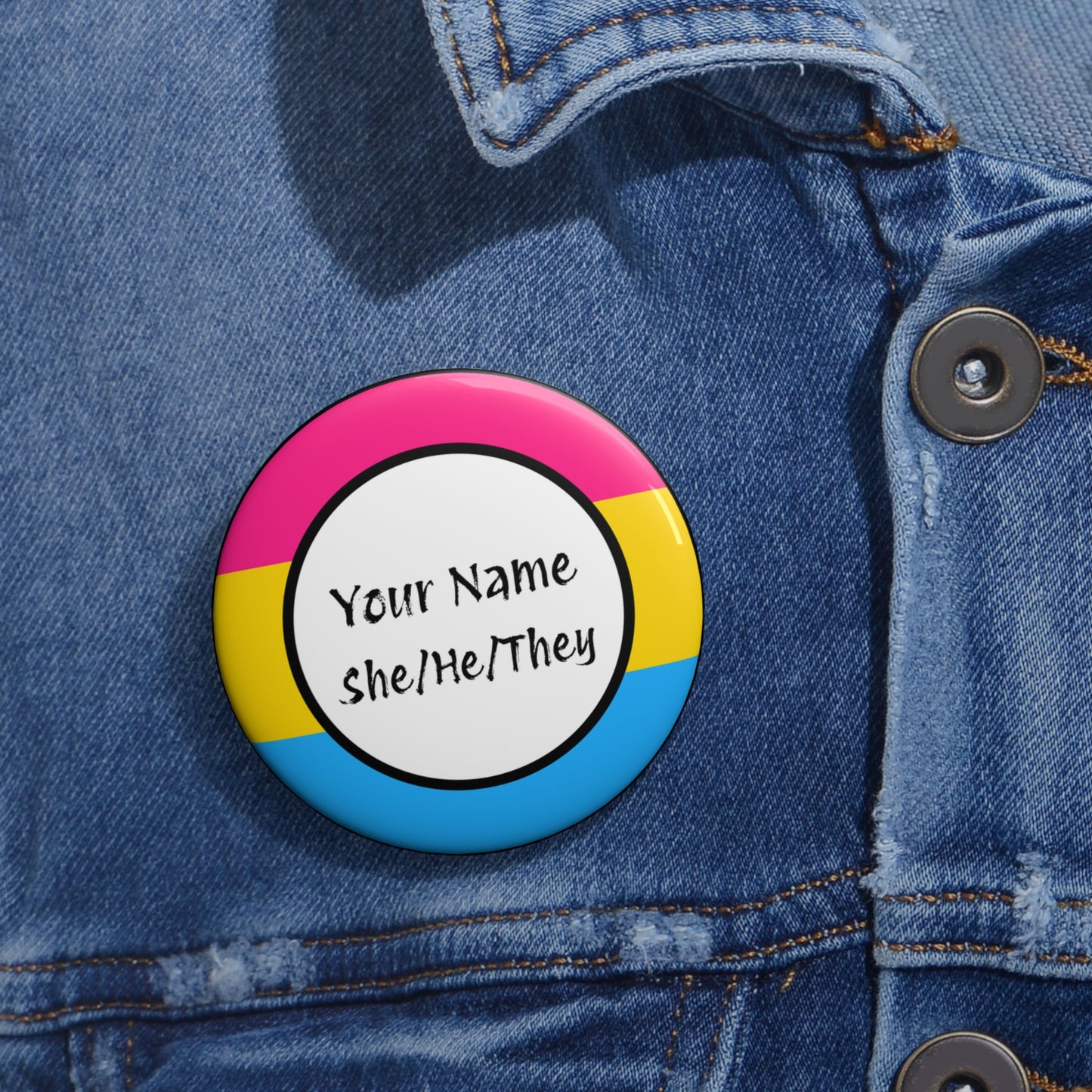 Custom Pride Pinback Button