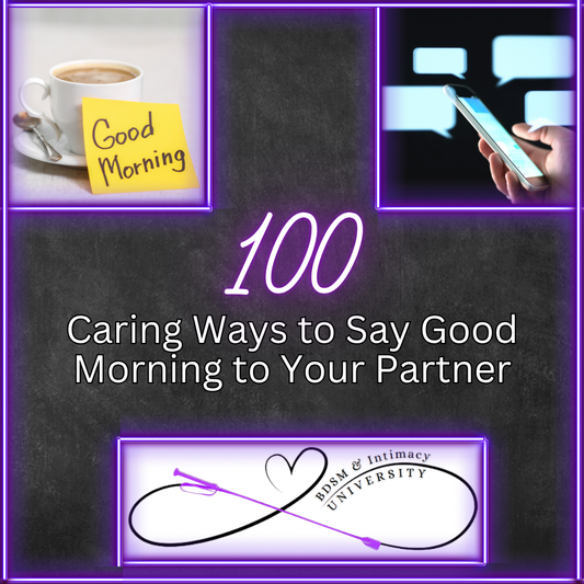 100 Caring Ways to Say Good Morning to Your Partner