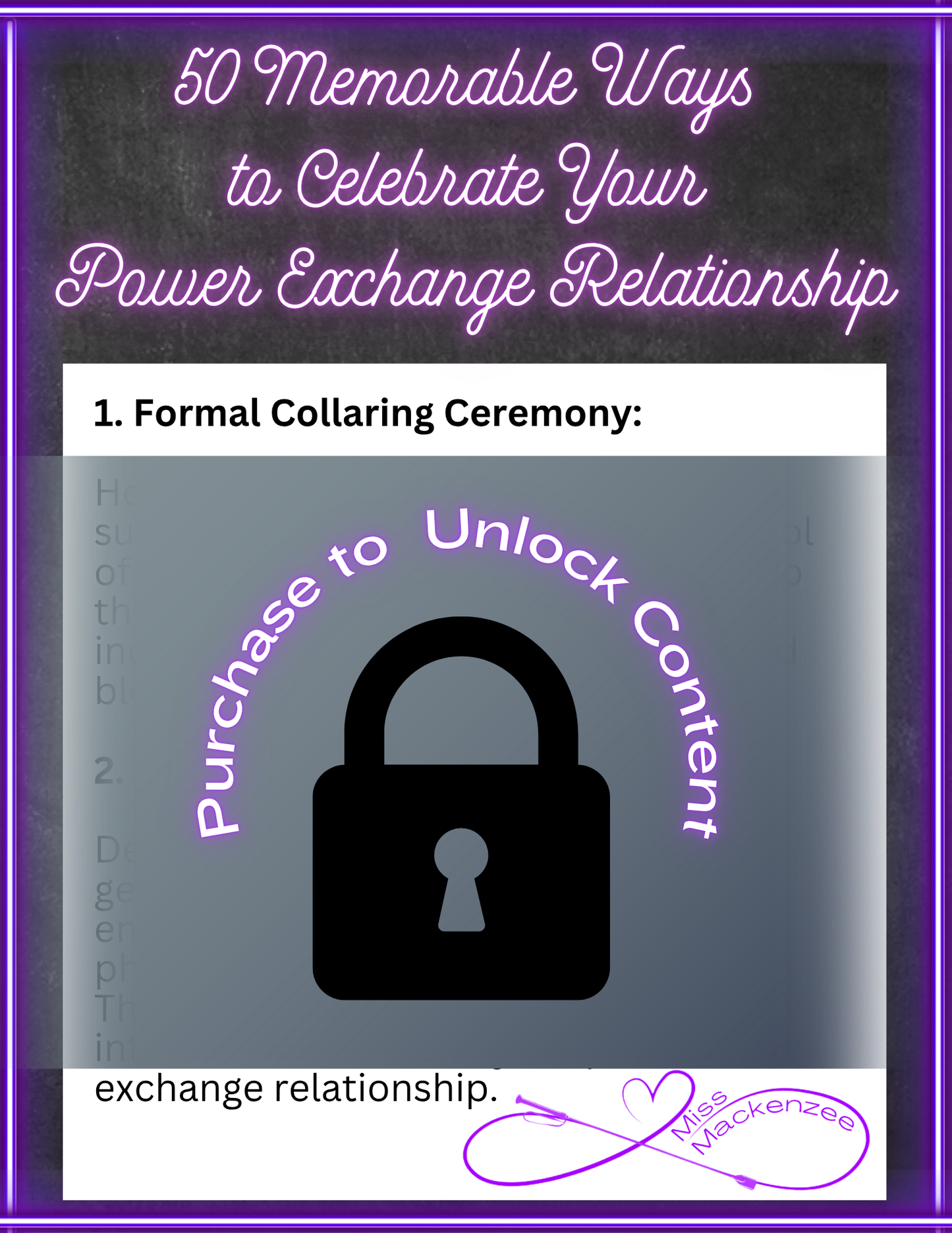 50 Memorable Ways to Celebrate Your Power Exchange Relationship