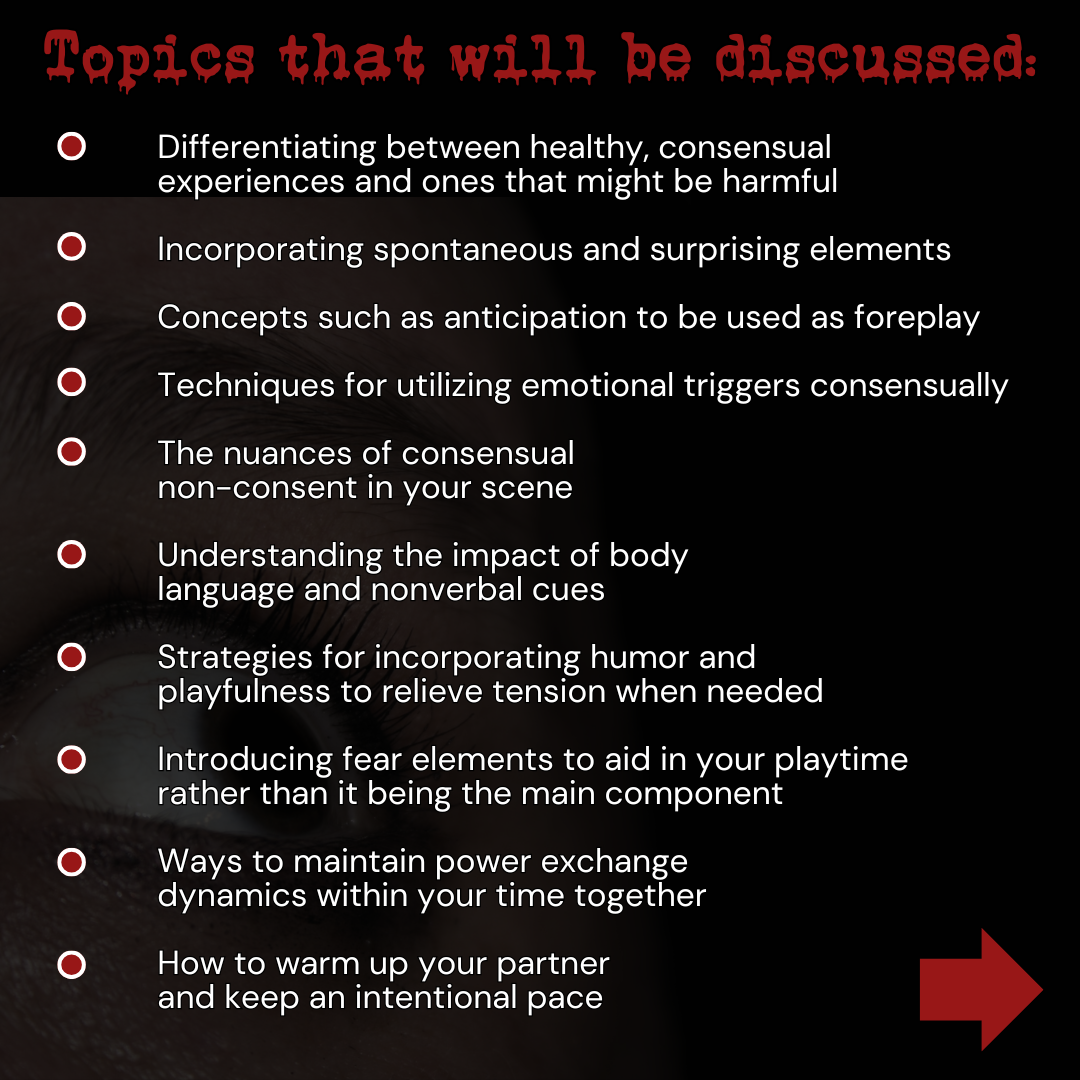 From Fright to Euphoria: A Fear Play Intensive