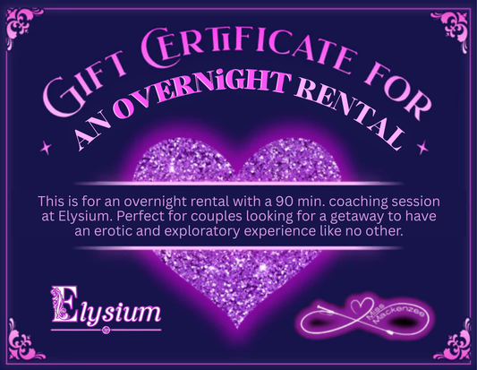 Gift Certificate for an Overnight Rental