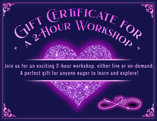 Gift Certificate for a 2-Hour Workshop