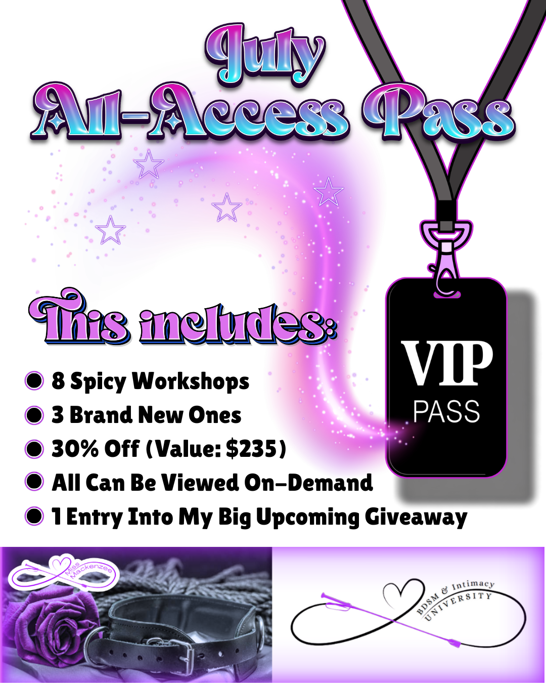 July All-Access Pass