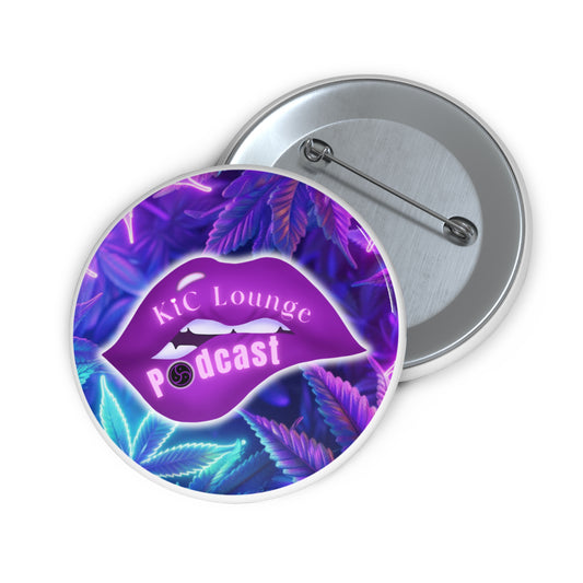 Kink, Intimacy, and Cannabis Lounge pinback button