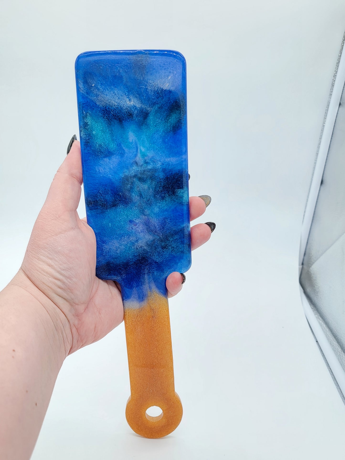 Ocean Waves Resin Paddle