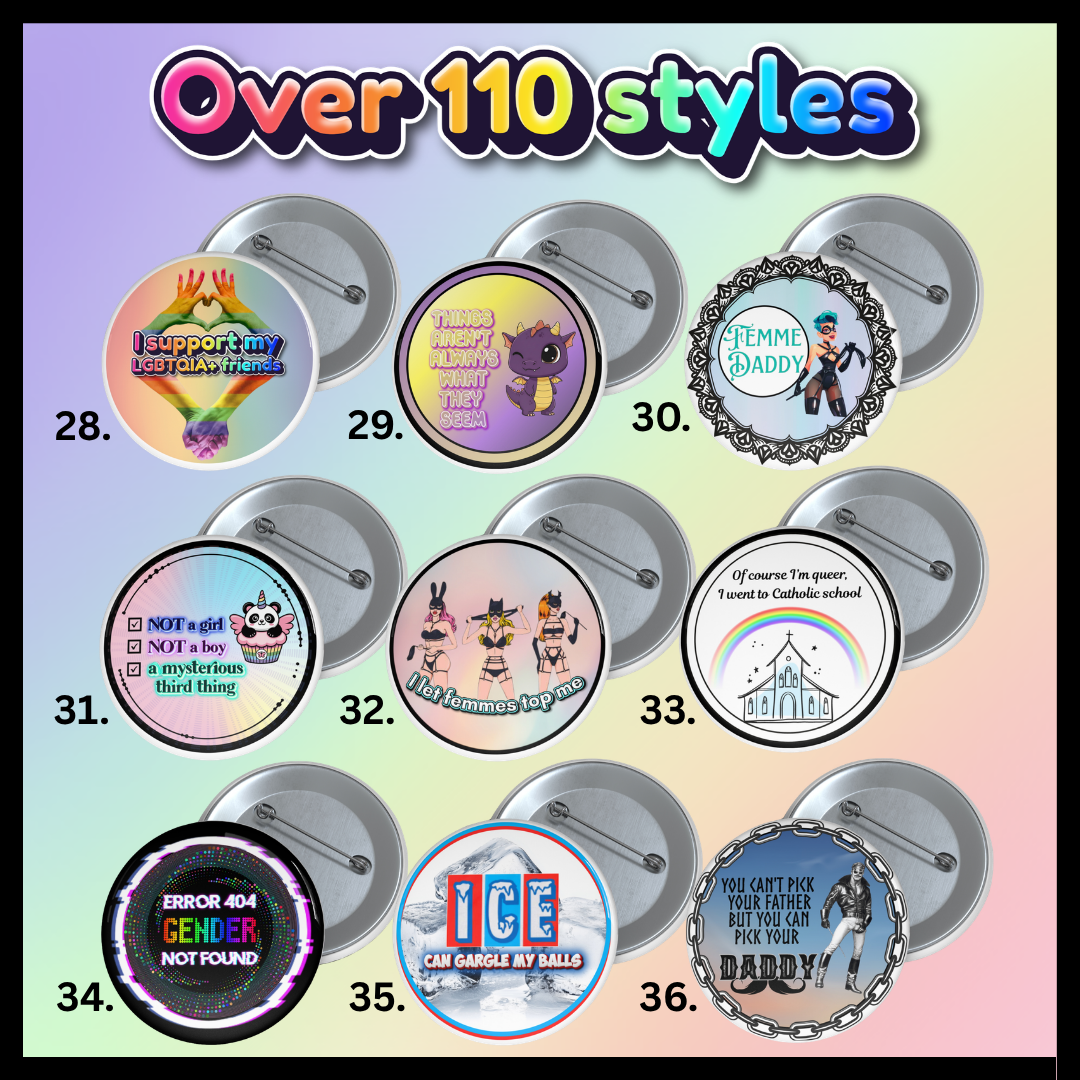 Any 2 buttons for 8.99