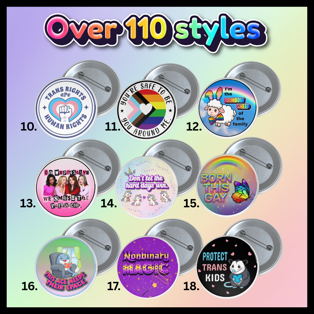 Any 2 buttons for 8.99