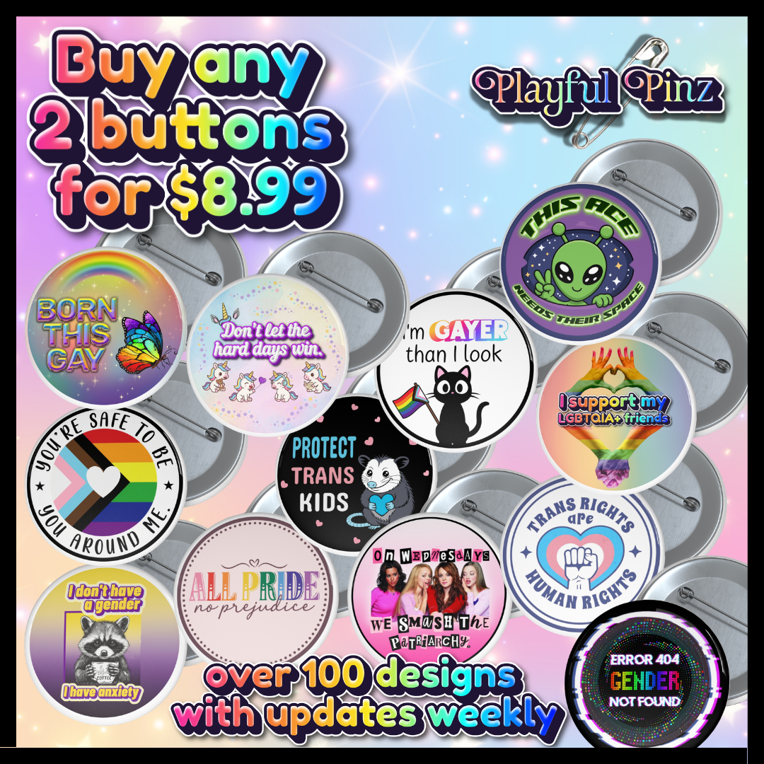 Any 2 buttons for 8.99