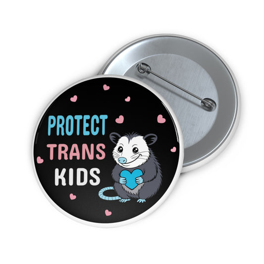 Protect Trans Kids pinback button