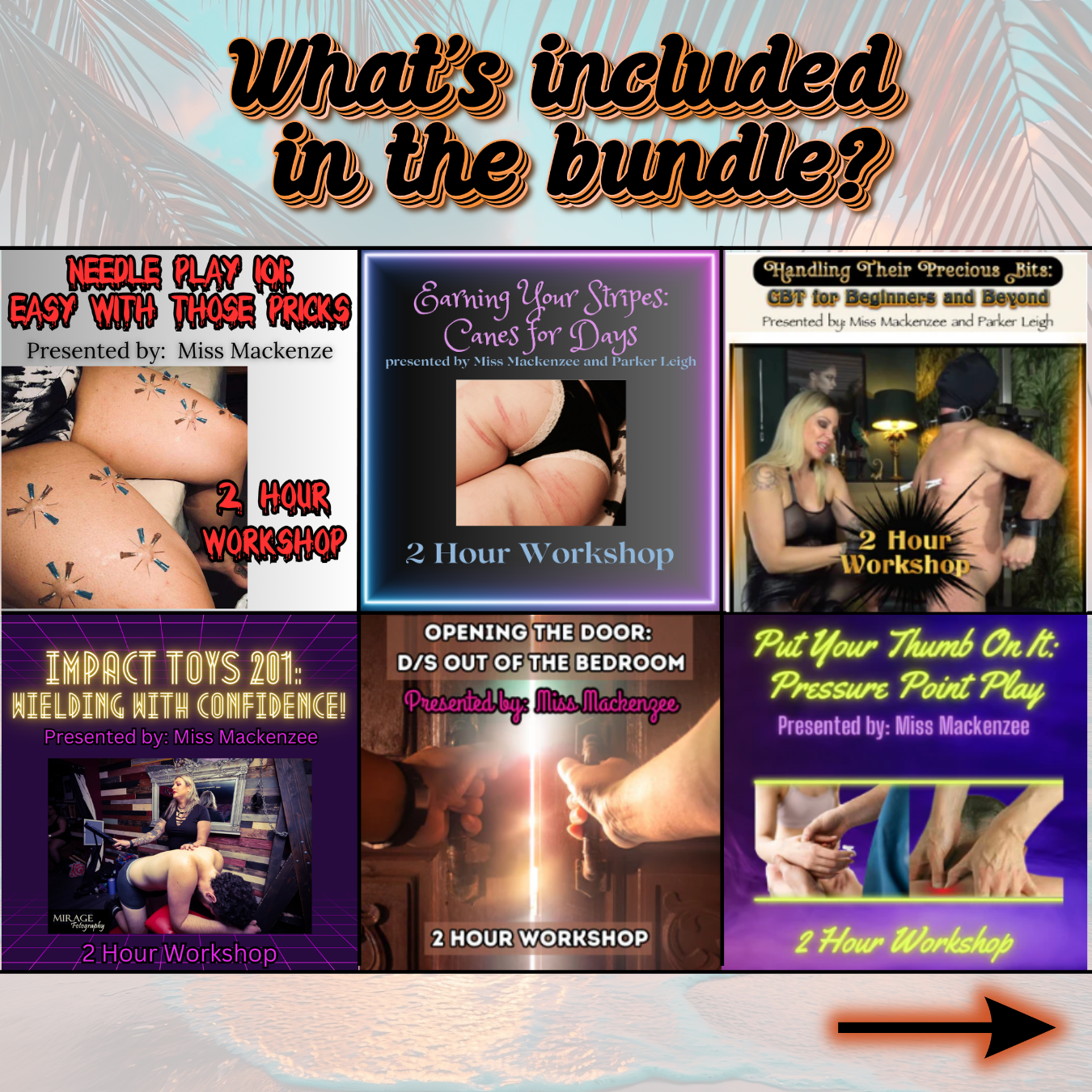 Summer Kink Off Workshop Bundle
