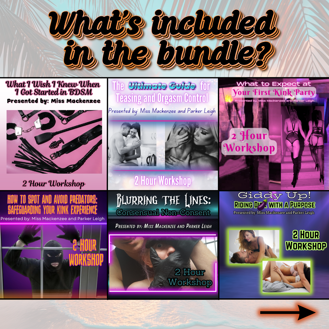 Summer Kink Off Workshop Bundle