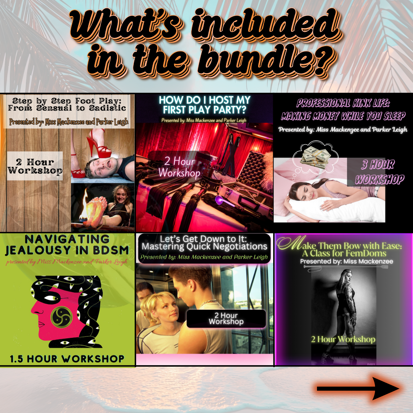 Summer Kink Off Workshop Bundle