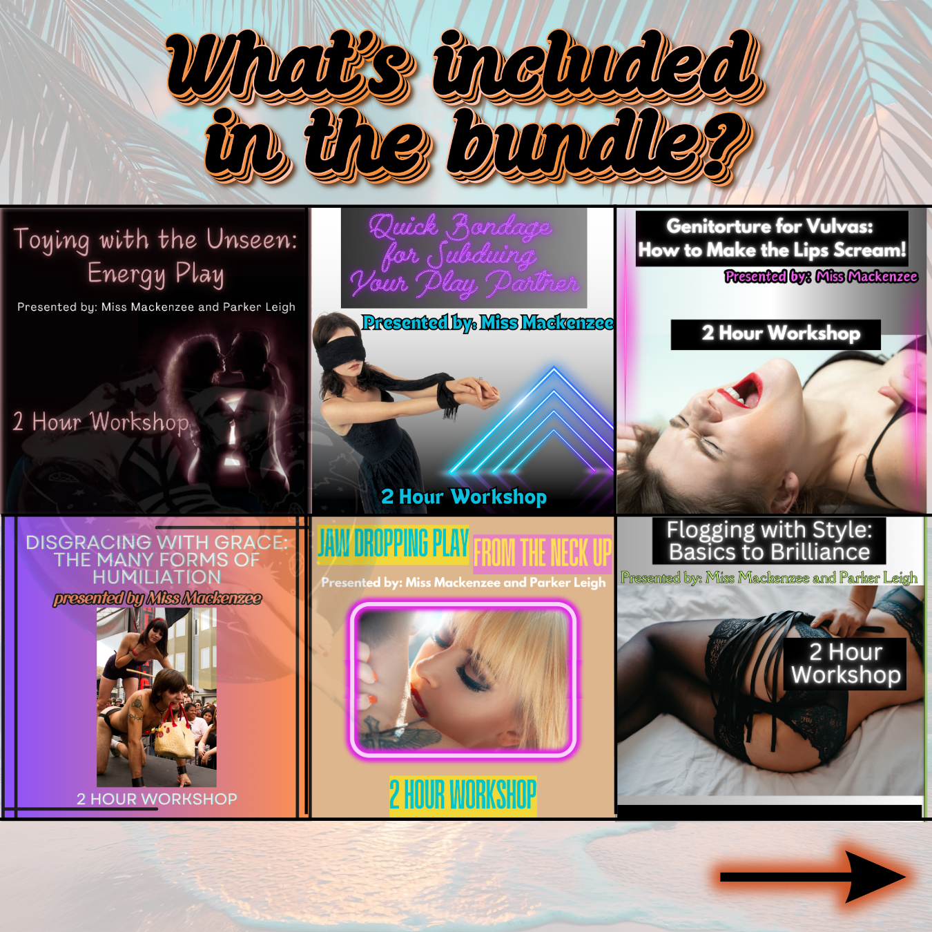 Summer Kink Off Workshop Bundle