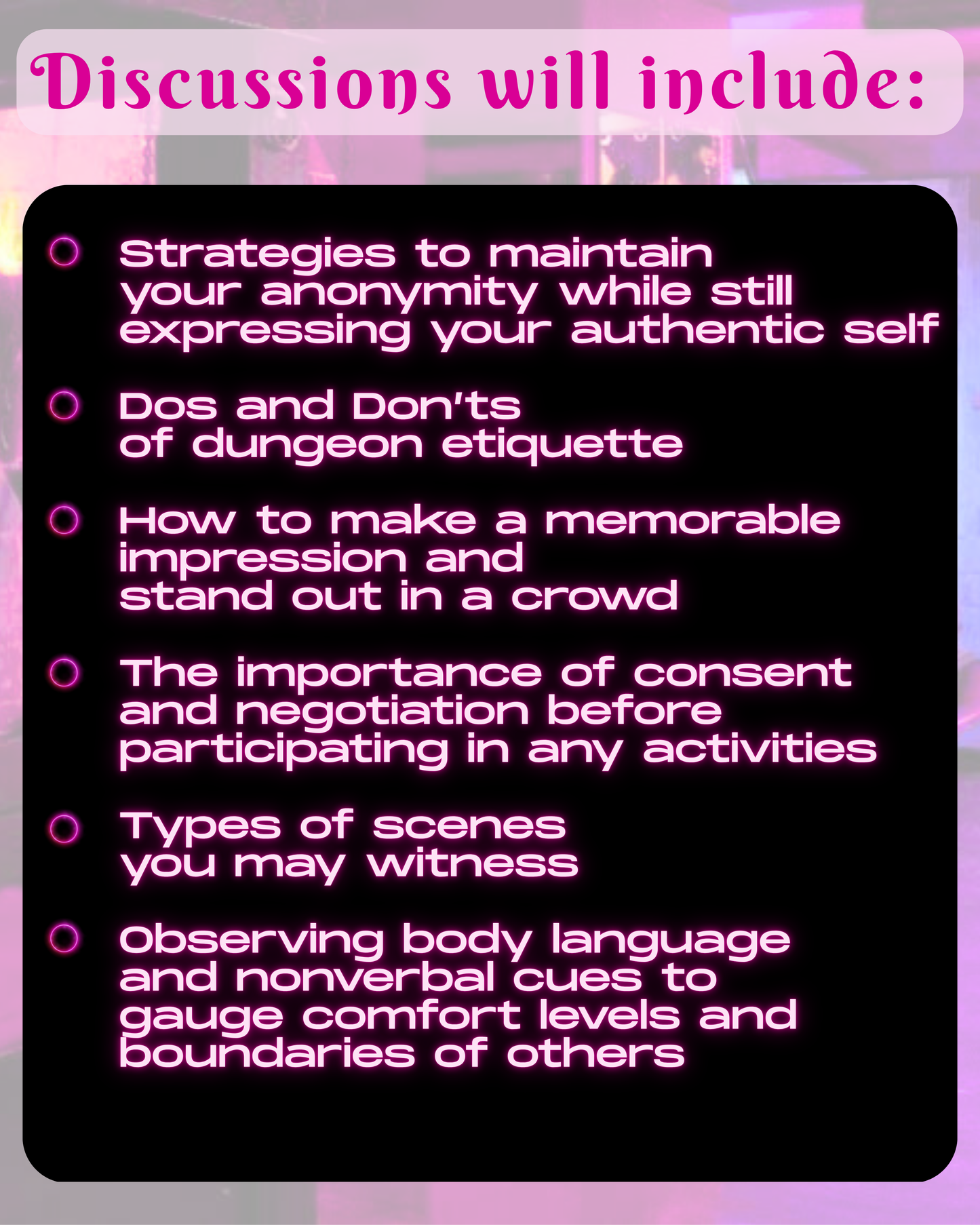 What to Expect at Your First Kink Party