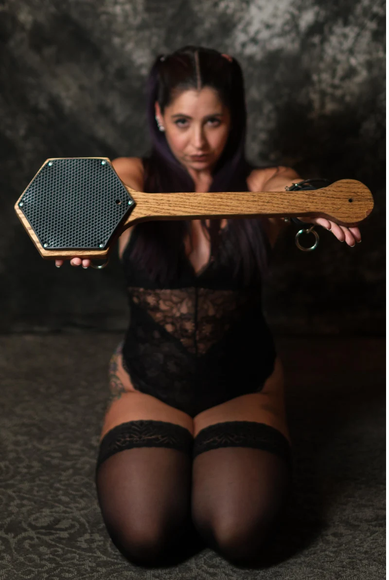 Wood and Silicone Paddle