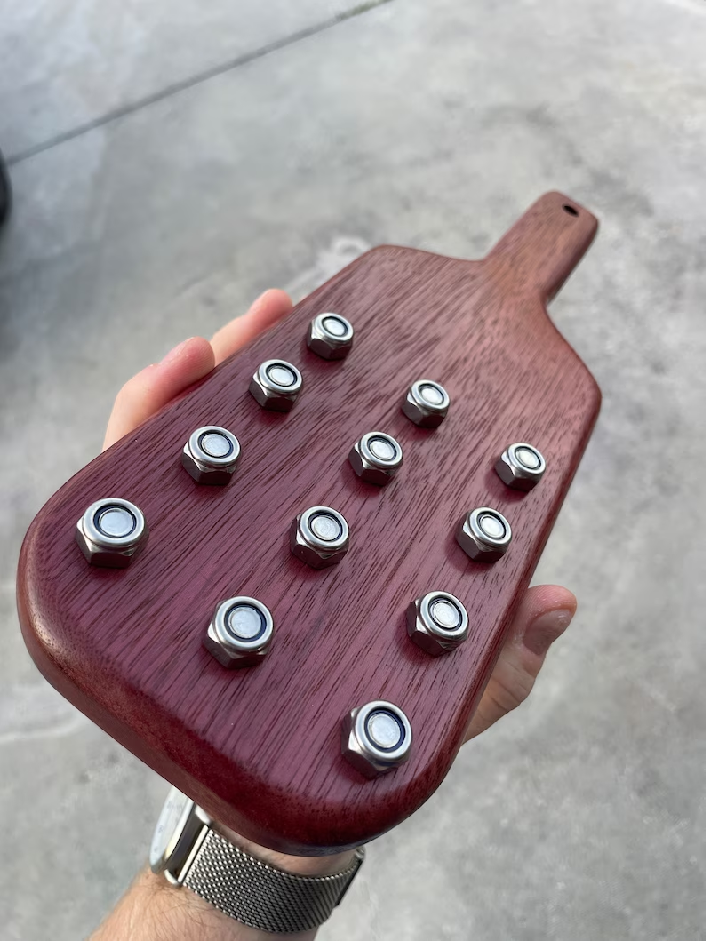 Wooden Studded Paddle